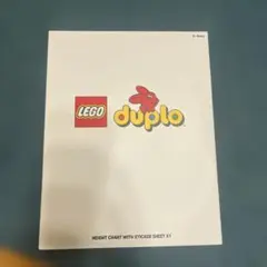 LEGO duplo 身長計 シール付き