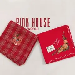 値下げ✨【未使用】PINK HOUSESとPrivateLabelハンカチセット