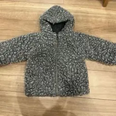 1 + in the family ボアアウター 18m グレー