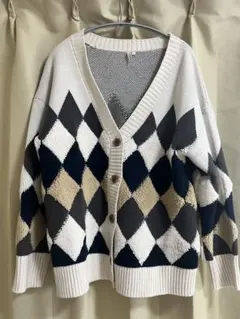 ❁ダイヤモンドパターン カーディガン❁