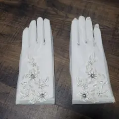 ウエディンググローブ♡ショート♡刺繍