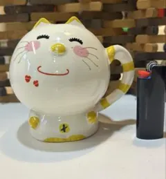 水森亜土/ネコのみータン/猫/未来劇場/ペン立て/カップ