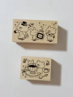 クマオオカミ スタンプ メモ 阪急文具の博覧会2026 スタンプセット