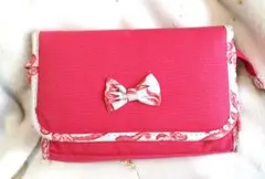 【美品】☆ナラヤ　ミラー付きコスメポーチ☆