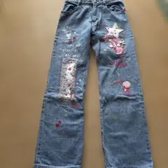 MEZZO PIANO 刺繍 デニムパンツのサムネイル