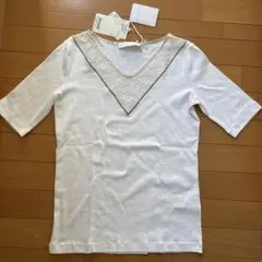 FABIANA FILIPPI Vネック レース 半袖Tシャツのサムネイル