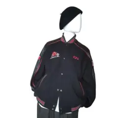 bishop カナダ国鉄 CN 鉄道 ヴィンテージ スタジャン 袖革 カナダ製