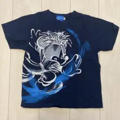 ミッキーマウス　グラフィックTシャツ ネイビー