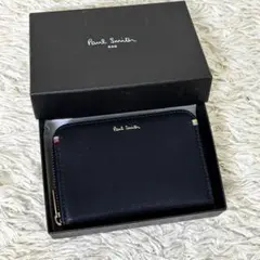 【未使用】ポールスミス コインケース カードケース ラウンドジップ ブラック
