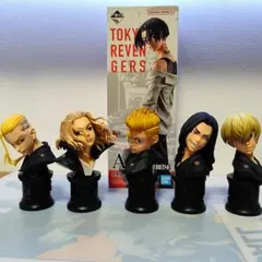 佐野万次郎 マイキー 東京リベンジャーズ 一番くじ 　胸像　フィギュアセット