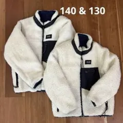 TAION 140&130 リバーシブルダウンジャケット 2着セット