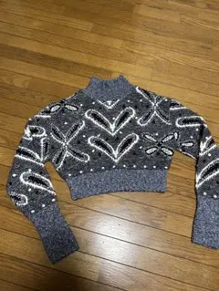 ZARA クロップドニットセーター　Sサイズ