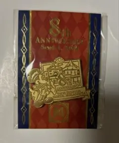 東京ディズニーシー　ホテルミラコスタ　8周年記念ピンバッチ　〈非売品〉