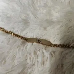 良品✨ ディオール ブレスレット 喜平 IDプレート 旧ロゴ ドイツ製 金 