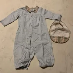 バーバリー　ロンパースとスタイ　6M