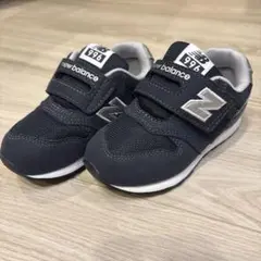 美品　new balance 996 キッズスニーカー ネイビー 15.5cm