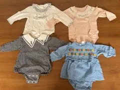ベビー服 ロンパース カバーオール 9枚セット80cm