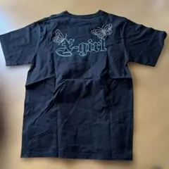 明日まで専用のお品。x-girl 黒 Tシャツ Mサイズ 蝶刺繍　M