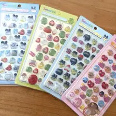 たまごっち　3Dステッカー　4枚セット　ボンボンドロップシール風