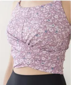 スカーラ　ショートタンクトップ　トップスのみ　Mサイズ　ピンク