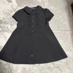 【美品】CHOPIN deux 半袖ワンピース 100 黒