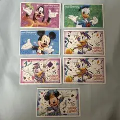東京ディズニーリゾート 入場券 7枚セット 使用済みチケット 35周年