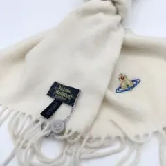 未使用◎ヴィヴィアンウエストウッド　マフラー　オーブ　大判　イタリア製