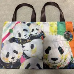パンダイラスト トートバッグ