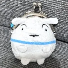 手のひらサイズ　クレヨンしんちゃん　シロ　ミニがま口財布　ミニコインケース