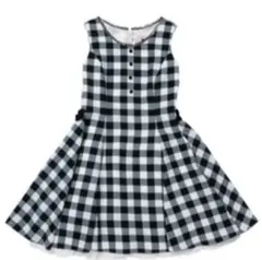 チェックワンピース　ミルフィーユクローゼット