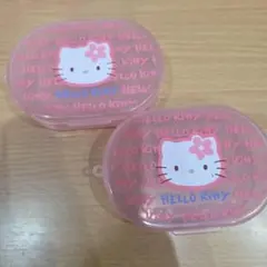 2001年 サンリオ ハローキティ ケース 小物入れ 2個セットのサムネイル