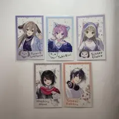 にじさんじ　【わんにゃんdays】　チェキ風カード