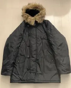 【美品】ALPHA アルファ　N-3B フライトジャケット　M ファー取り外し可