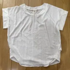 HusHusH 半袖 Tシャツ ホワイト ストライプ柄のサムネイル