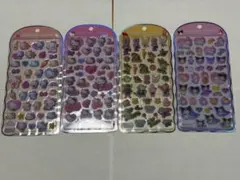 コットンパフィーシール　キティ　ズートピア　マイメロ　クロミ