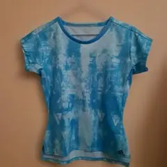adidas climalite 青 Tシャツ