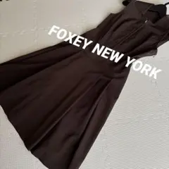 FOXEY NEW YORK ブラウン ノースリーブ ワンピースのサムネイル