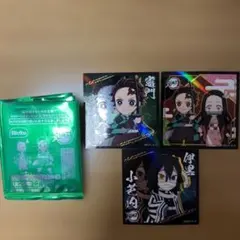 鬼滅の刃 瀬戸しお　キラッと輝くオリジナルシール　竈門炭治郎　ね豆子　伊黒小芭内