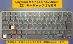 logicool MX KEYS KX700GR キーボード 【Z】キートップ