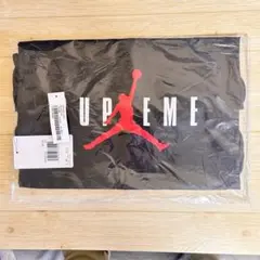 Supreme × Jordan 巾着バッグ ドローストリング 黒 新品未使用のサムネイル