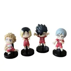 ハイキュー!!　チョコエッグ　夜久衛輔、孤爪研磨、黒尾鉄朗、灰羽リエーフ