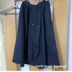 earth music &ecologyネイビー　フレアスカートのサムネイル