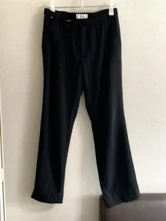 WELLDER ベルテッド　トラウザー　スラックス　パンツ　黒のサムネイル