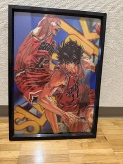 スラムダンク SLAM DUNK ポスター 流川楓 バックダンクシュート 激レア