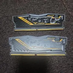 中古]TEAM T-FORCE DELTA DDR5-520016GB2枚 - メルカリ