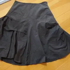 センソユニコ（io comme io）ブラウンフレアスカート ひざ丈のサムネイル