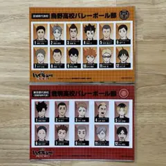 ハイキュー 入場特典 選手名鑑風 ブロマイド