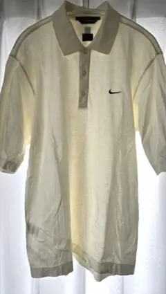 Nike 半袖ポロシャツ アイボリー