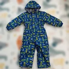 美品✨ 110cm スノーウェア つなぎ ジャンプスーツ キッズ アウター
