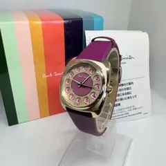 【美品・箱付】ポールスミス 腕時計 Dial Mini パープル 32mm 稼働のサムネイル